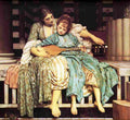leighton The Music Lesson Art A4 Photo Print