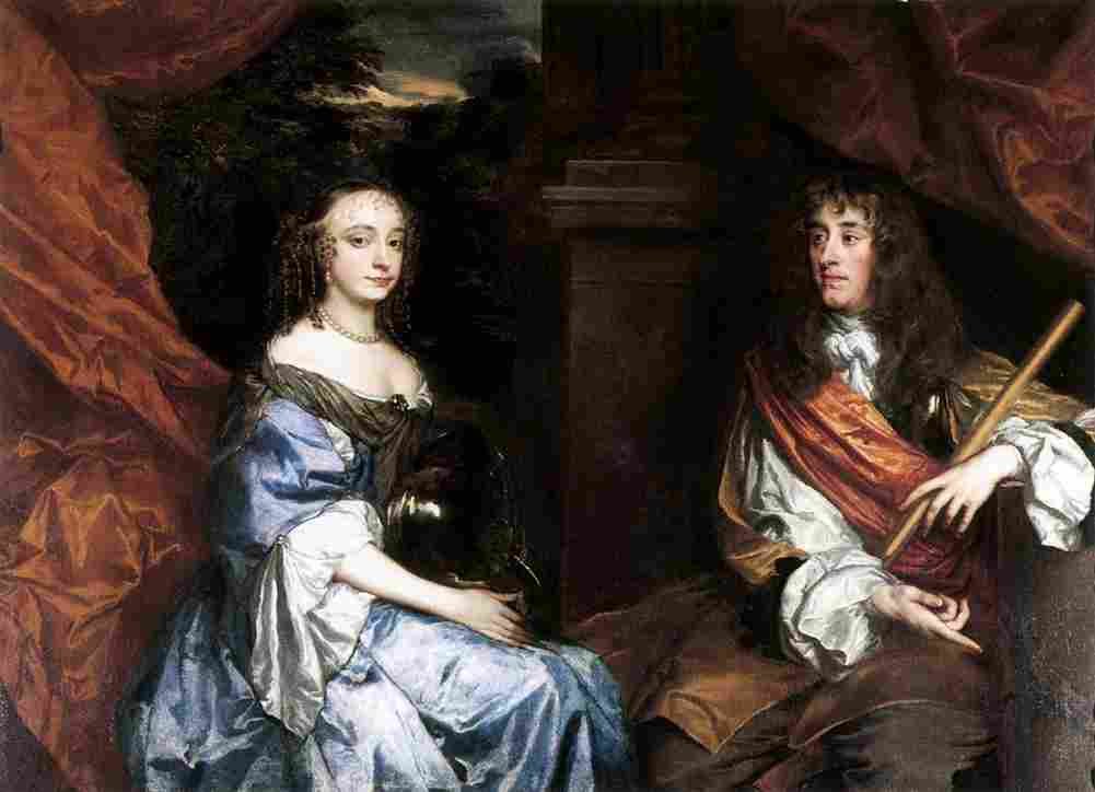 lel James The Second and Anne Hyde Art A4 Photo Print