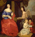 lel Louise de La Valliere and her Children Art A4 Photo Print