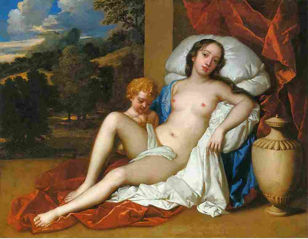 lel Young Woman and Child as Venus and Cupid Art A4 Photo Print