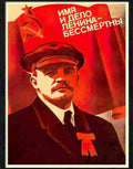 lenin russian poster 1981 Advert A4 Photo Print
