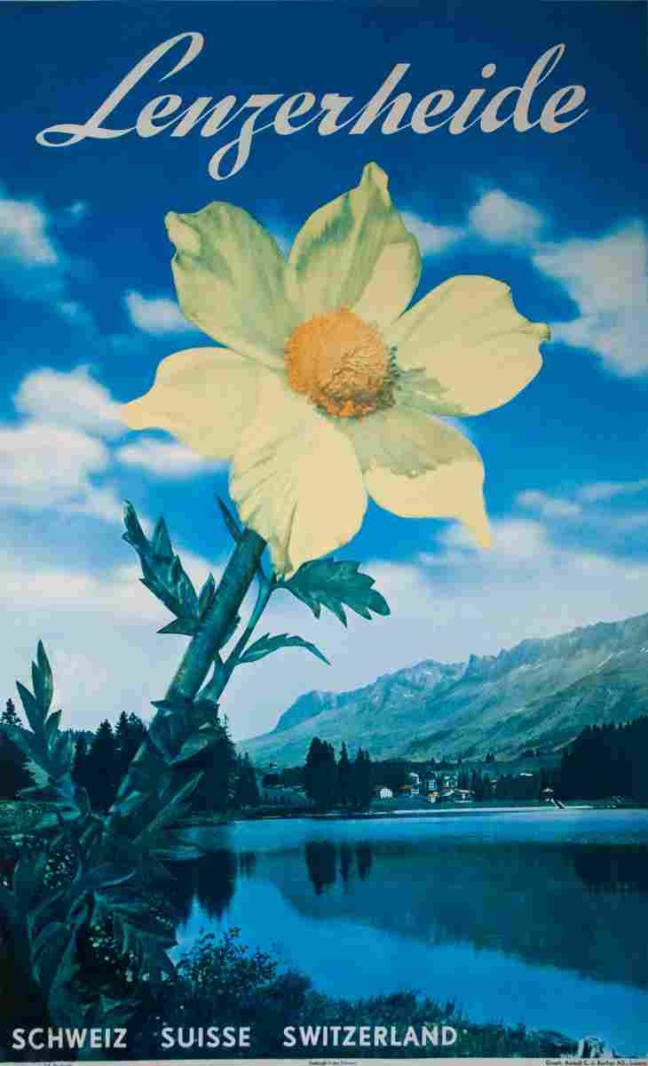 lenzerheide k heinze a pedrett 1940 4 Advert A4 Photo Print