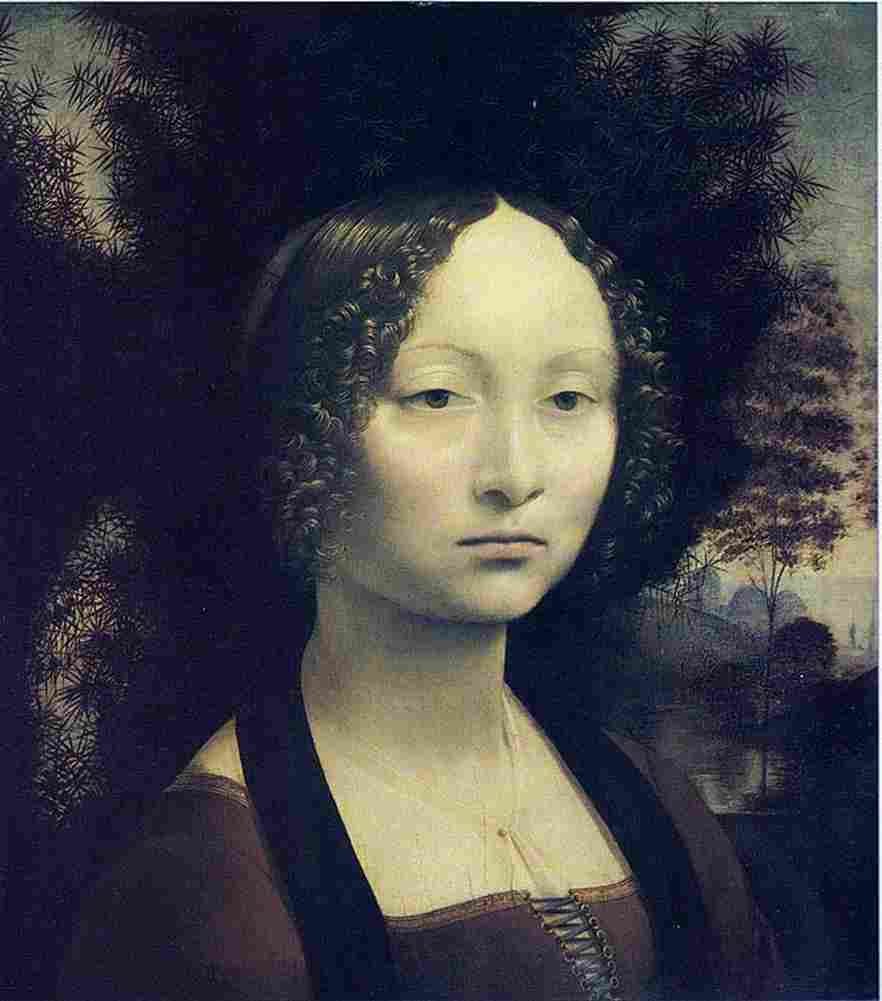 leonardo da vinci Ginevra de Benci Art A4 Photo Print
