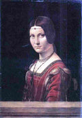 leonardo da vinci Portrait of an Unknown Woman Art A4 Photo Print