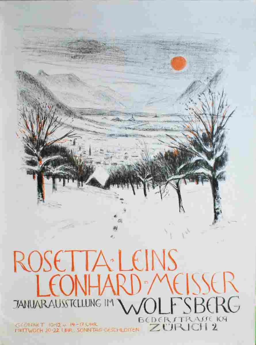 leonhard meisser ausstellung 1948 4 Advert A4 Photo Print