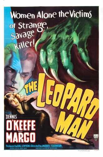 leopard man  01 film star poster A4 Photo Print