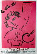 lepeintreenrose Chagall Advert A4 Photo Print