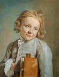 lepicie boy holding a portfolio Art A4 Photo Print
