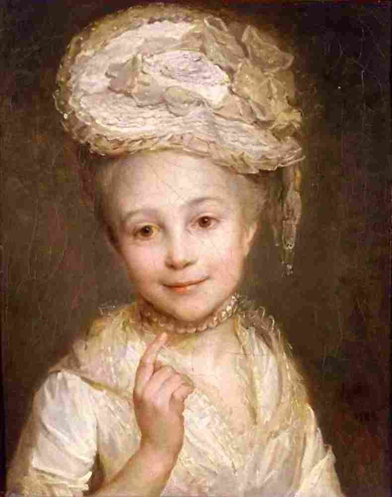 lepicie daughter of the painter emilie vernet Art A4 Photo Print