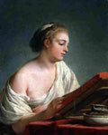 lepicie woman reading Art A4 Photo Print