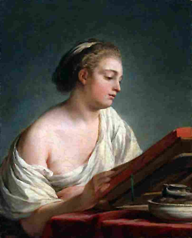 lepicie woman reading Art A4 Photo Print