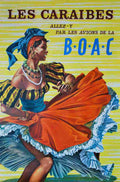 les caraibes boac hayes 1950 4 Advert A4 Photo Print