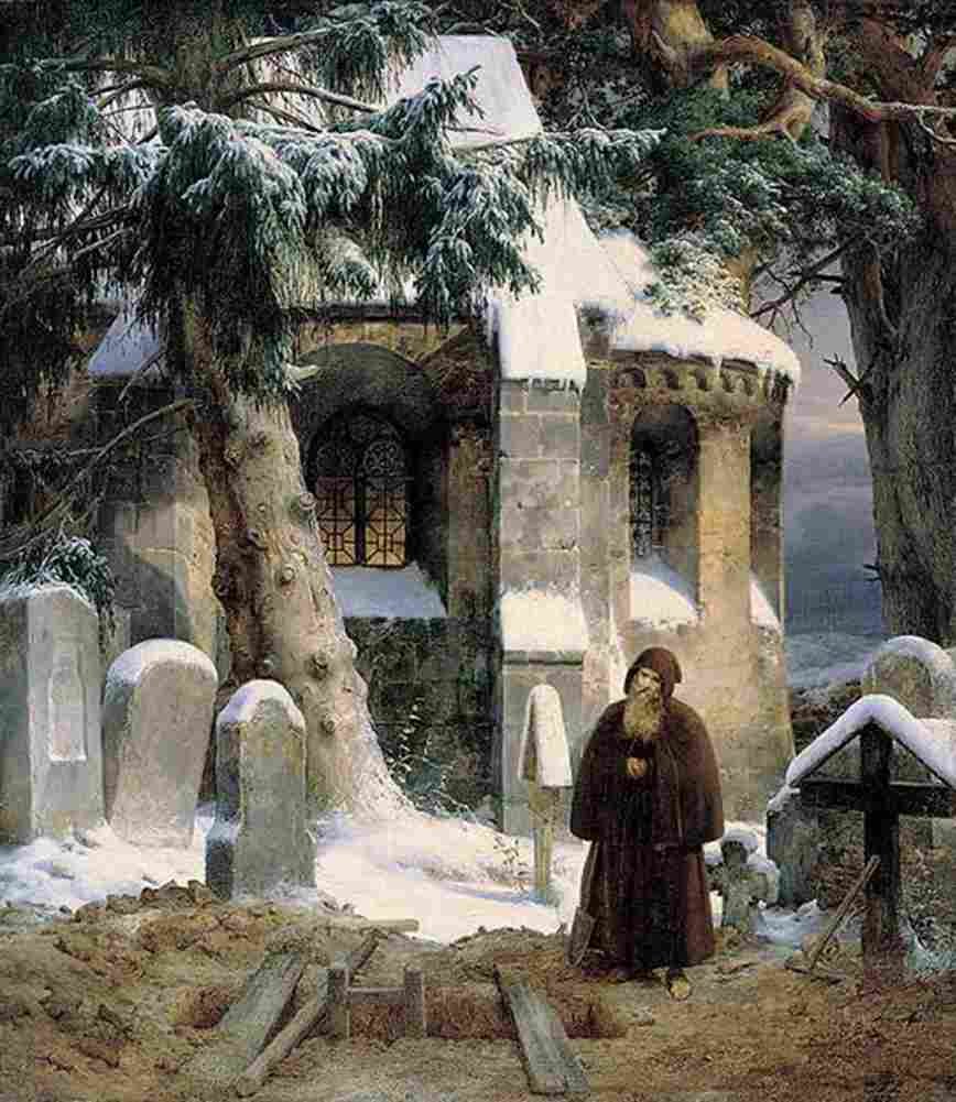 lessing cemetery Art A4 Photo Print