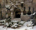 lessing monastery in the snow Art A4 Photo Print
