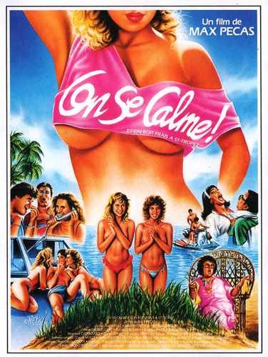 lets calm down and have a fresh drink in saint tropez  01 film star poster A4 Photo Print