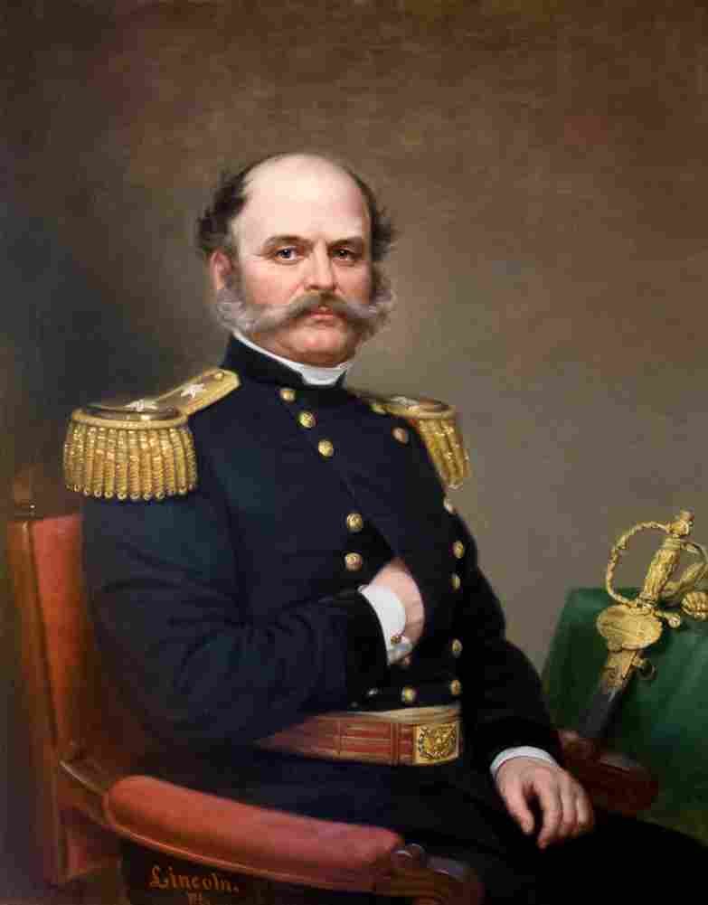 leutze general and governor ambrose burnside Art A4 Photo Print
