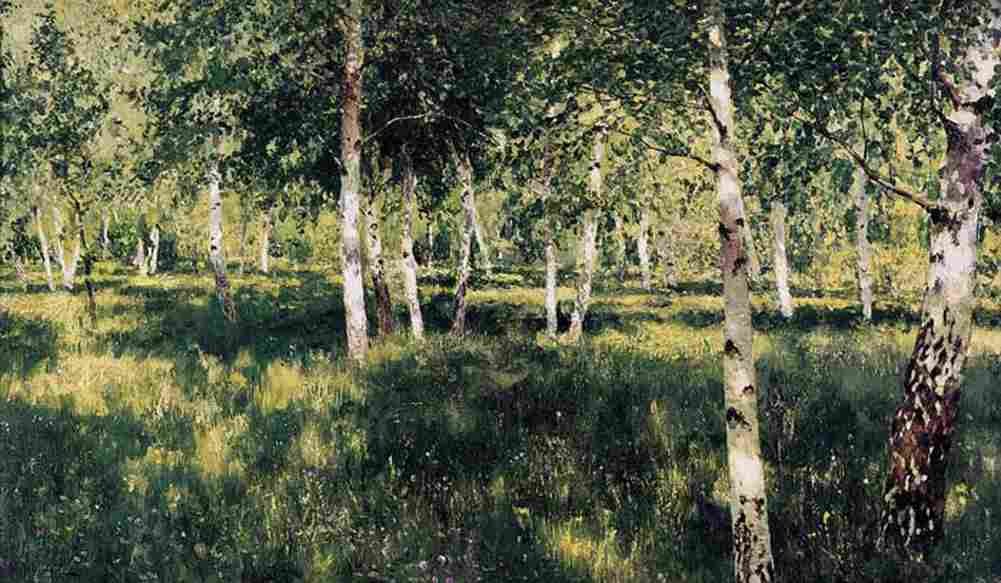 lev Birch Forest Art A4 Photo Print