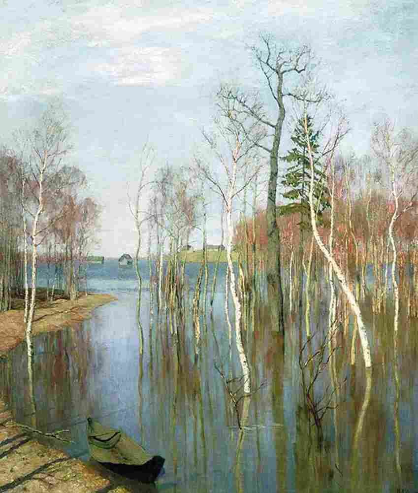 lev Spring High water Art A4 Photo Print