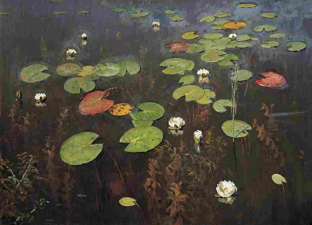lev Water lilies Art A4 Photo Print