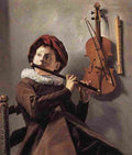 leys Boy Playing a Flute Art A4 Photo Print