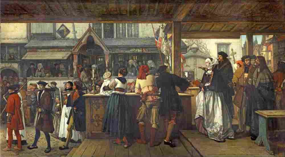 leys henri albrecht durer visiting antwerp in 1520 Art A4 Photo Print