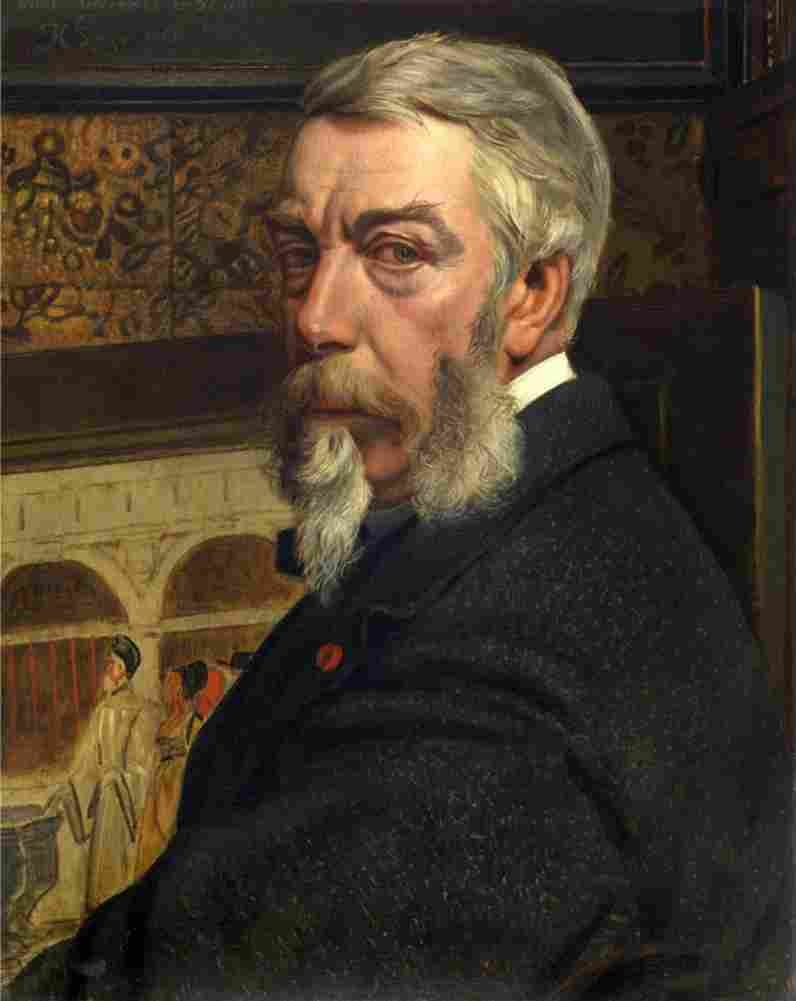 leys henri self portrait Art A4 Photo Print