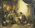 leys henri soldiers playing cards Art A4 Photo Print