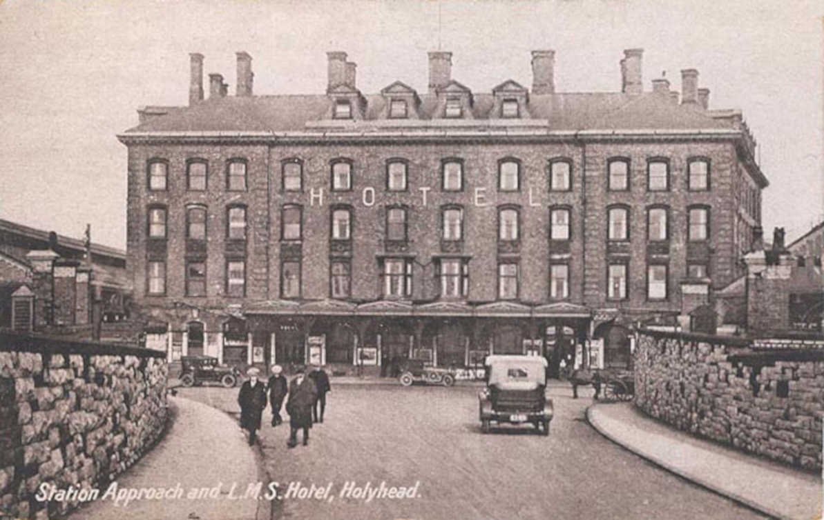 lhs hotel holyheadVintage 1880s 1900s A4 Photo Print