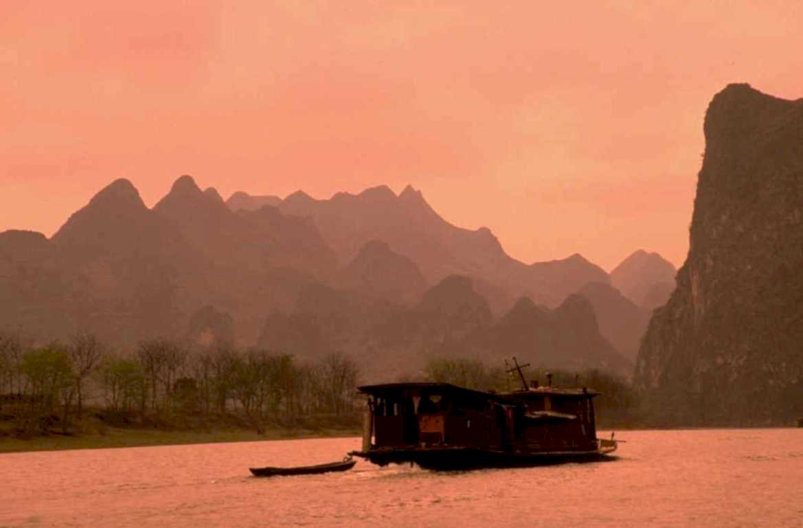 li river guilin 1 1980s 1990s A4 Photo Print