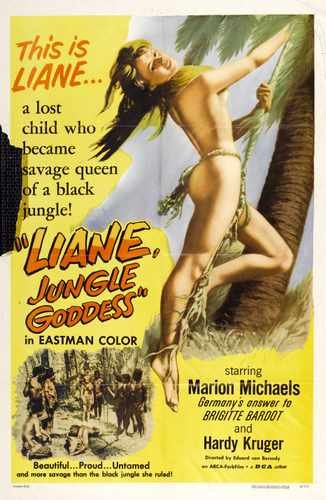 liane jungle goddess  01 film star poster A4 Photo Print
