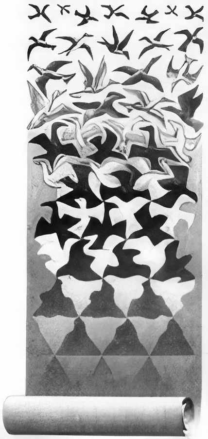 liberation mc escher 1955 A4 Photo Print