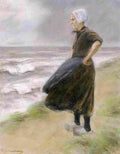 liebermann dutch woman Art A4 Photo Print