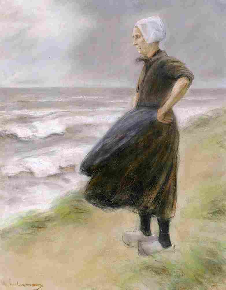liebermann dutch woman Art A4 Photo Print