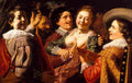 lievens allegory of the five senses Art A4 Photo Print
