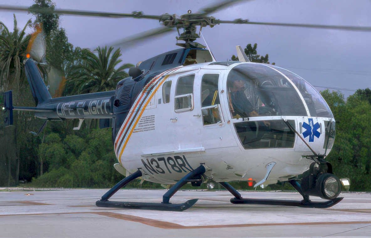 life flight helicopter Vintage A4 Photo Print
