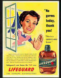 lifeguard disinfectant 1950s Advert A4 Photo Print