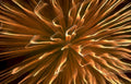 light painting orange Vintage A4 Photo Print