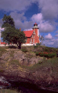 lighthouse grand marais 1980s 1990s A4 Photo Print