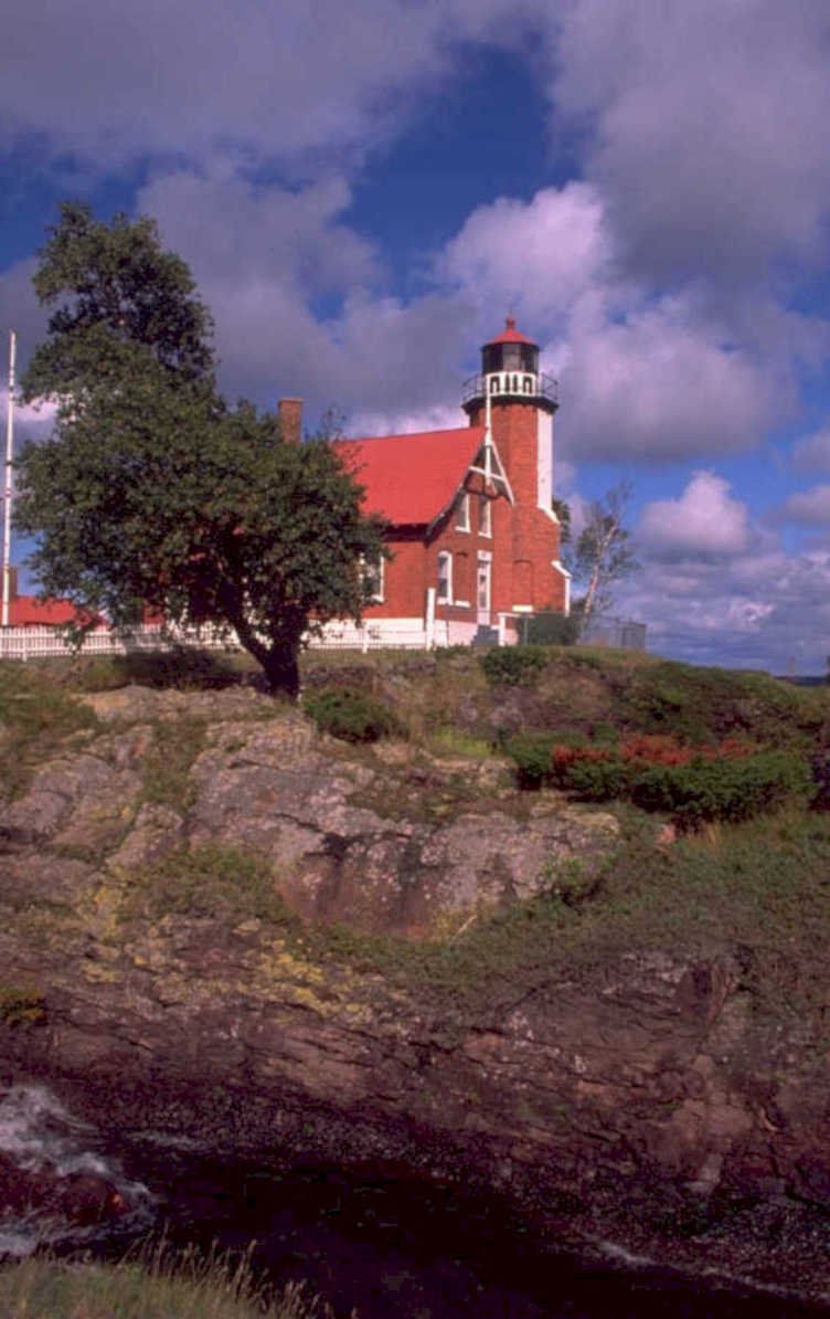lighthouse grand marais 1980s 1990s A4 Photo Print