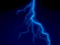 lightning blue strike1980s 1990s A4 Photo Print