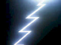 lightning bolt scene1980s 1990s A4 Photo Print