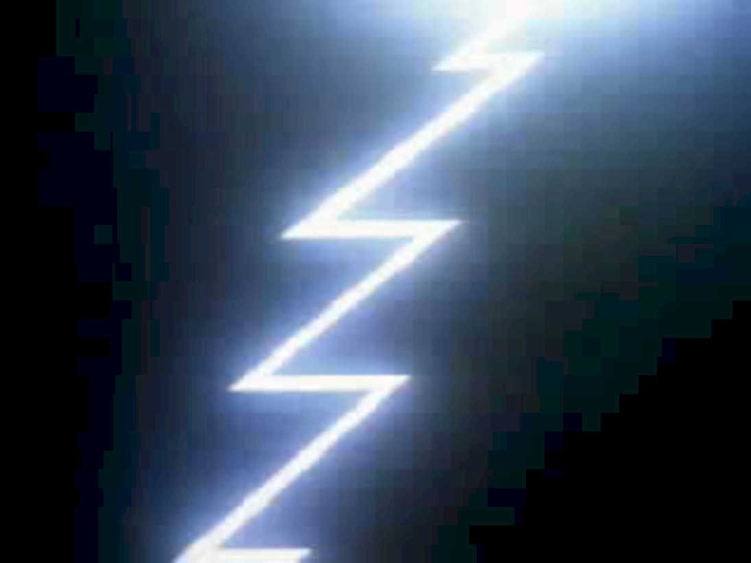 lightning storm weather1980s 1990s A4 Photo Print
