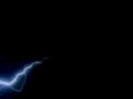 lightning strike night 11980s 1990s A4 Photo Print