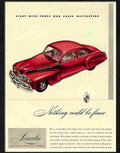 lincoln car advert 2 Advert A4 Photo Print