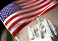 lincoln memorial flag Flags1980s A4 Photo Print