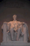 lincoln memorial statue 4 1980s 1990s A4 Photo Print