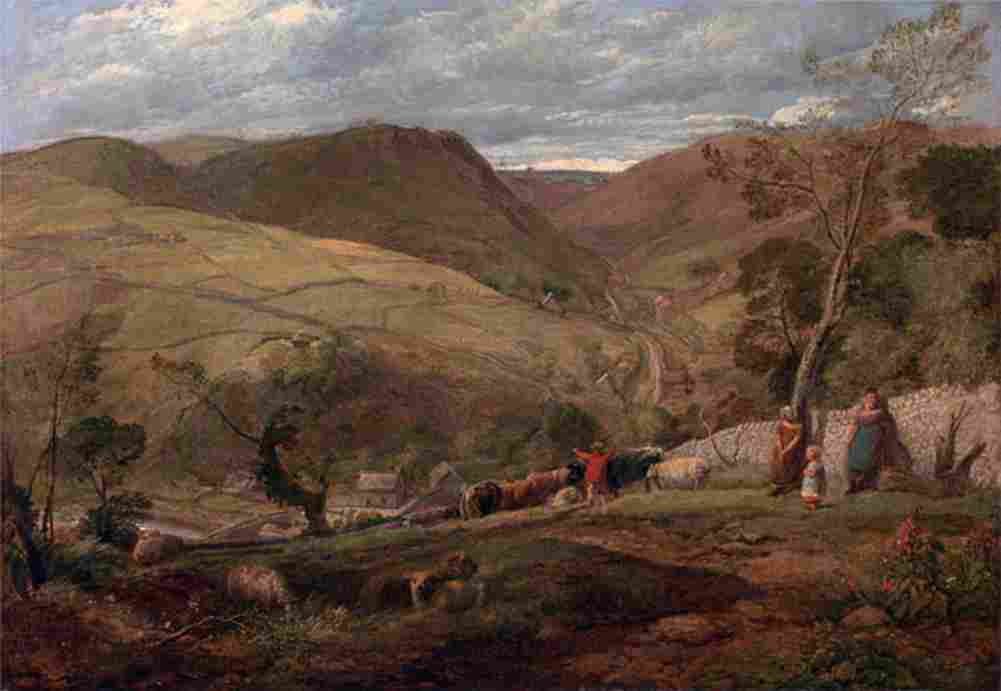 linnell john view in dovedale Art A4 Photo Print