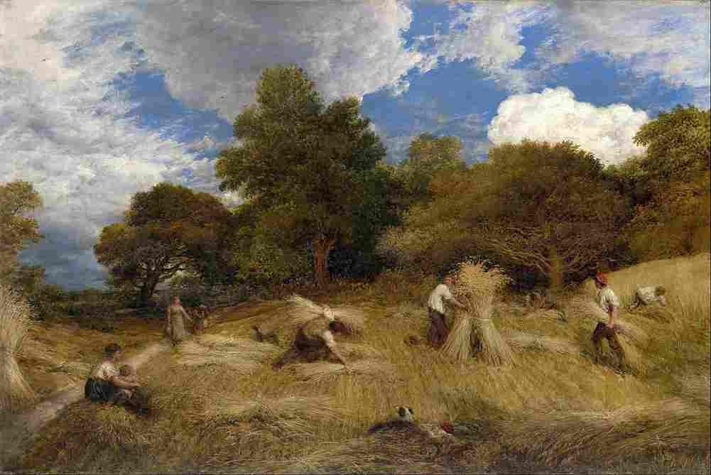linnell john wheat Art A4 Photo Print
