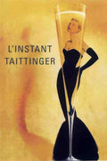 linstant Taittinger Vintage Advert A4 Photo Print