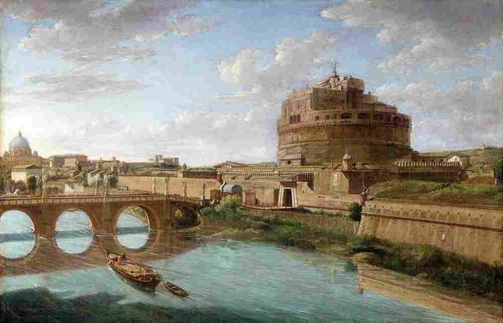 lint a view of the tiber Art A4 Photo Print